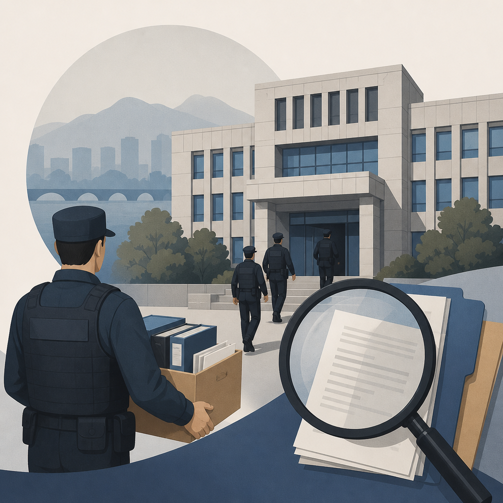 경찰, 안동시청 압수수색…지방선거 앞두고 당원모집 혐의