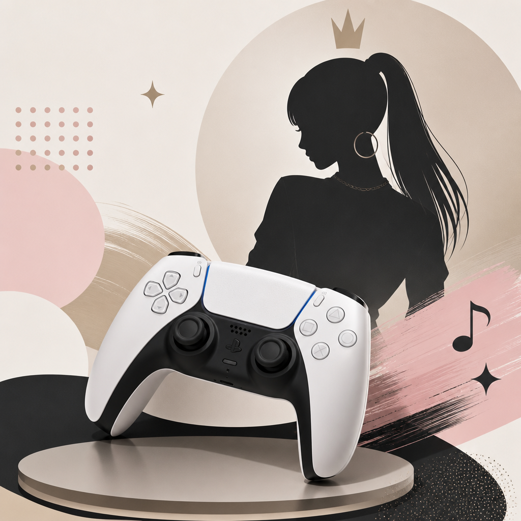 블랙핑크 리사, PS5 컨트롤러 디자인에 참여하다